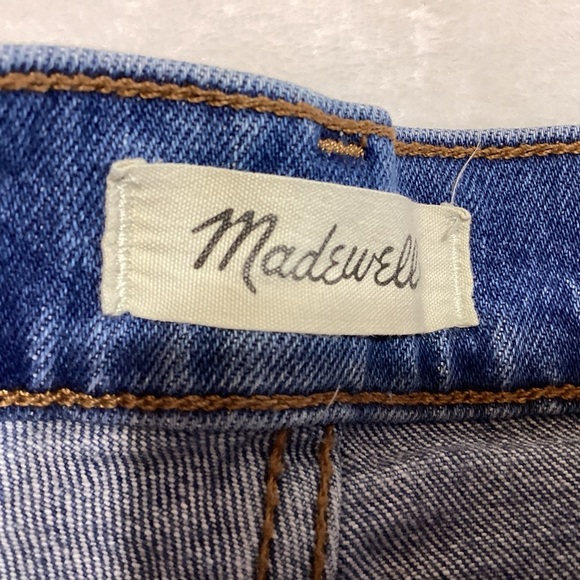 The Perfect Vintage Straight Jean in Blue by Madewell High-Waisted Classic 26 - Picture 3 of 12